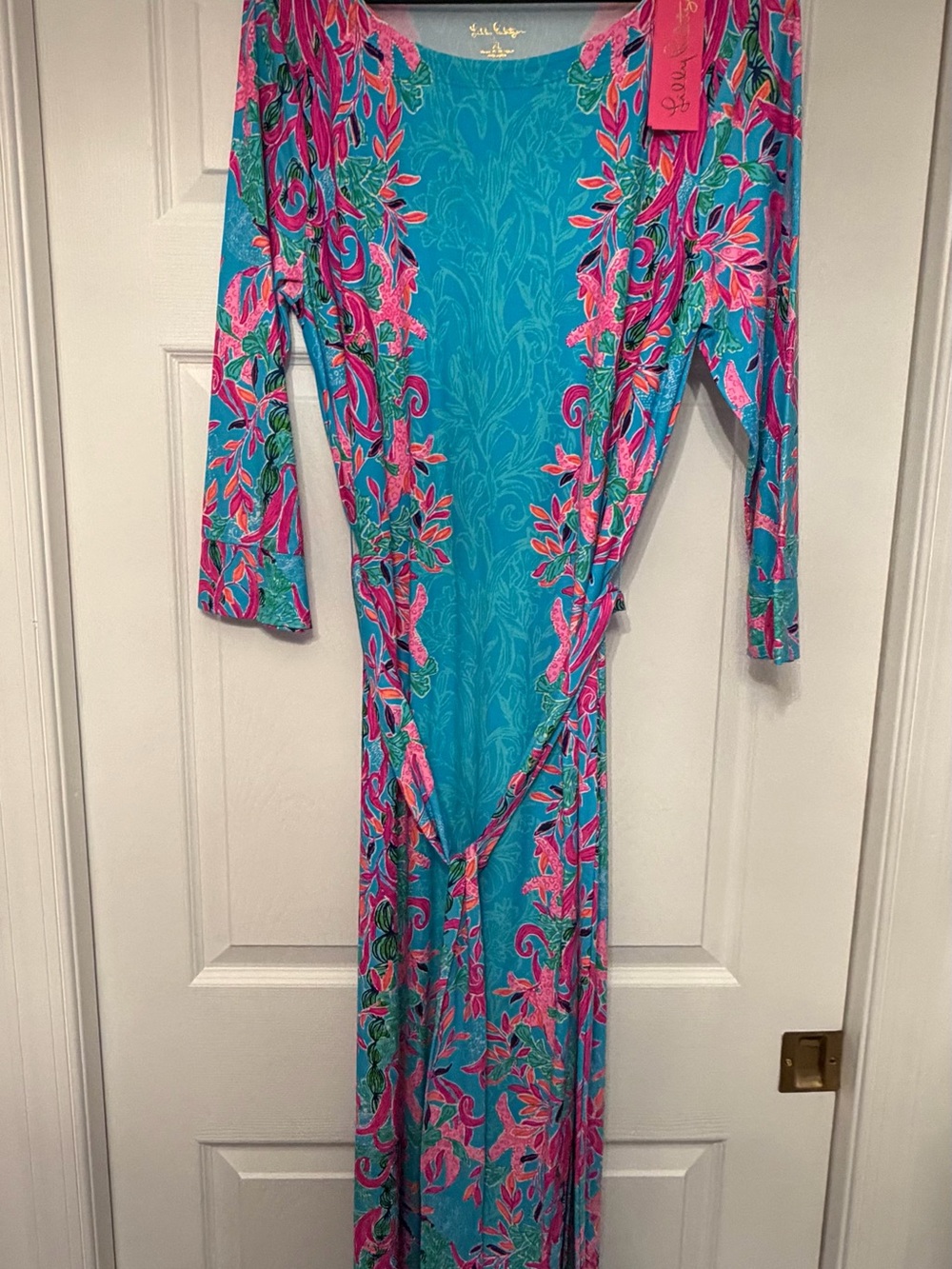 NWT Lilly Pulitzer Carabella Chillylilly Midi Dress Seaweed Samba Engineered